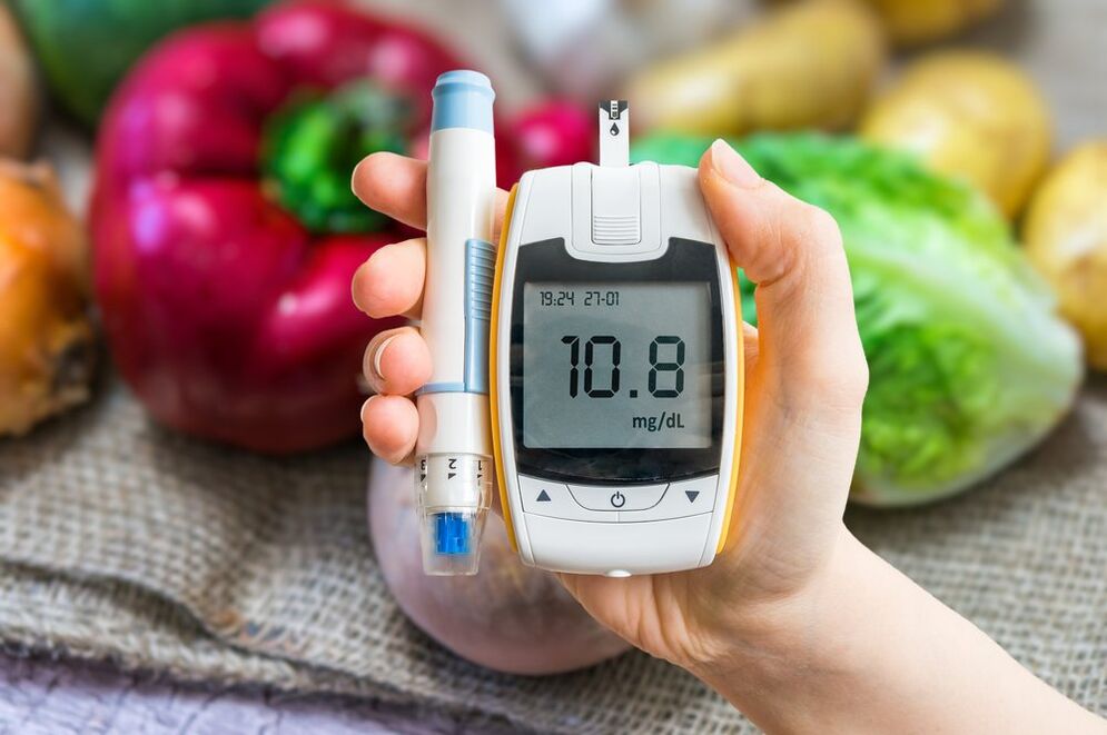 Diabetes mellitus is accompanied by an increase in blood glucose levels